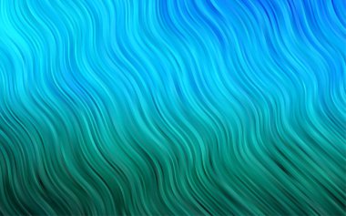 Farklı şekil ve renklerdeki bulanık dalgalı çizgiler. Gradyanı olan belirsiz soyut bir illüstrasyon.