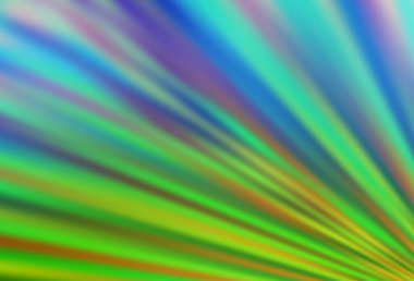 Açık Mavi, düz çizgileri olan yeşil vektör düzeni.