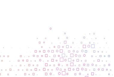 Açık Mavi, küreli, kareli kırmızı vektör deseni.