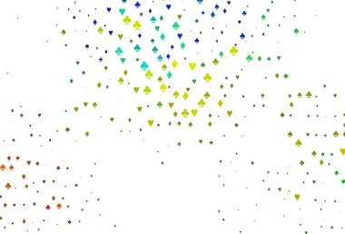 Açık Mavi, kart elementleri içeren sarı vektör düzeni.