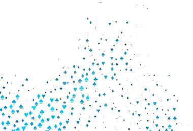 Kart elemanlarıyla hafif BLUE vektör düzeni.