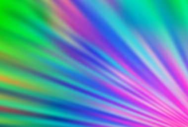 Açık Çokrenkli, düz çizgileri olan Gökkuşağı vektör arkaplanı.