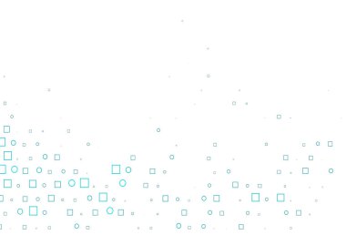 Diskleri, dikdörtgenleri olan hafif BLUE vektör dokusu.