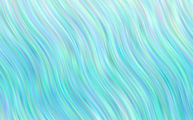 Farklı şekil ve renklerdeki bulanık dalgalı çizgiler. Gradyanı olan belirsiz soyut bir illüstrasyon.