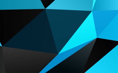 Çizgileri ve üçgenleri olan vektörsüz bir düzen. Soyut arkaplanda renkli eğimli üçgenler