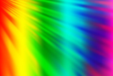 Açık Çokrenkli, tekrarlanan çubuklu Gökkuşağı vektör şablonu.