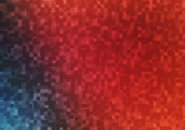 ライトブルー 結晶と赤のベクトルテンプレート 長方形 — ストックベクタ