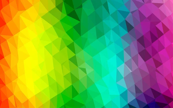 Fondo Mosaico Poligonal Colorido Ilustración Vectorial — Vector de stock