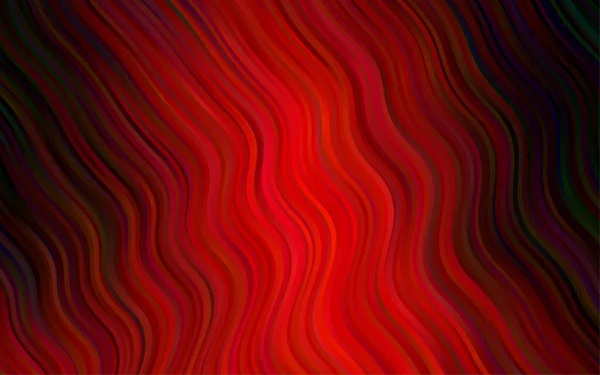 Lignes Ondulées Floues Différentes Formes Couleurs Une Vague Illustration Abstraite — Image vectorielle