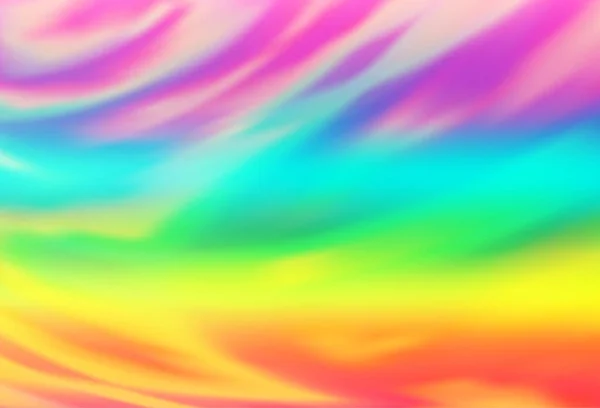 Light Multicolor Rainbow Vektor Verschwommen Und Farbiges Muster — Stockvektor