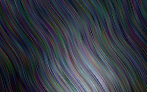 Líneas Onduladas Borrosas Diferentes Formas Colores Una Vaga Ilustración Abstracta — Archivo Imágenes Vectoriales