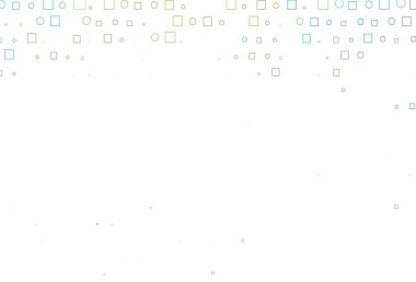 Açık Çokrenkli, lekeli Gökkuşağı vektör şablonu, dikdörtgen.