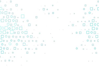 Dairesel ve dikdörtgenli hafif BLUE vektör arkaplanı.