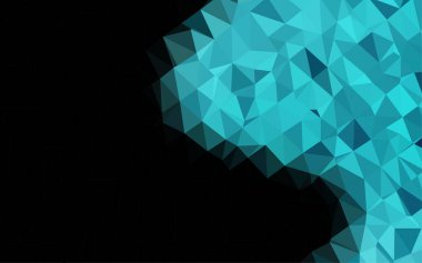 Çizgileri ve üçgenleri olan vektörsüz bir düzen. Soyut arkaplanda renkli eğimli üçgenler