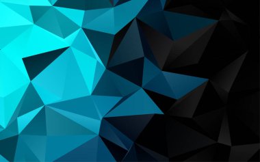 Çizgileri ve üçgenleri olan vektörsüz bir düzen. Soyut arkaplanda renkli eğimli üçgenler