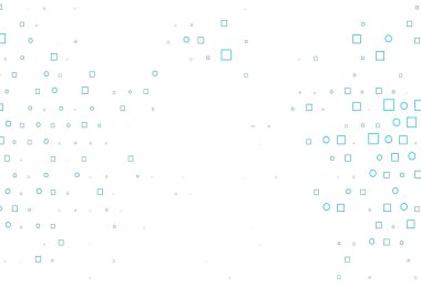 Noktalı, noktalı, küplü hafif Mavili vektör arkaplanı.