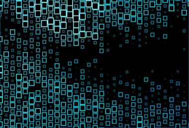 Dikdörtgenli koyu mavi vektör arkaplanı.