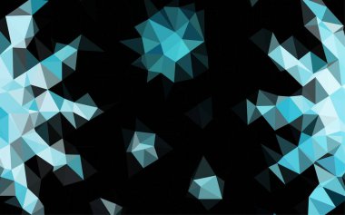 Çizgileri ve üçgenleri olan vektörsüz bir düzen. Soyut arkaplanda renkli eğimli üçgenler