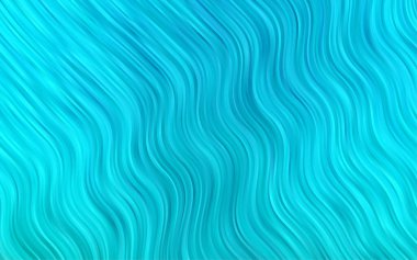 Farklı şekil ve renklerdeki bulanık dalgalı çizgiler. Gradyanı olan belirsiz soyut bir illüstrasyon.