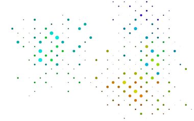 Dikdörtgen biçiminde çok renkli gökkuşağı vektör dokusu duvar kâğıdı.