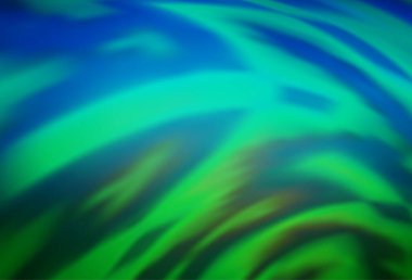 Koyu mavi, yeşil vektör bulanık şablon.