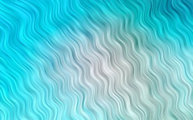 Farklı şekil ve renklerdeki bulanık dalgalı çizgiler. Gradyanı olan belirsiz soyut bir illüstrasyon.