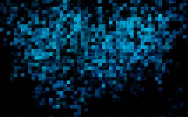 Mavi ve beyaz kareli soyut arkaplan