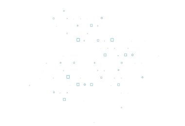 Lekeli, dikdörtgenli hafif BLUE vektör şablonu.