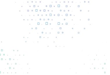 Açık Mavi, benekli yeşil vektör şablonu, dikdörtgenler.