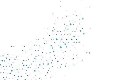 Kumarın sembolleriyle hafif BLUE vektör kapağı.