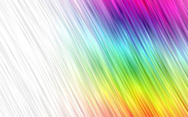 Farklı şekil ve renklerdeki bulanık dalgalı çizgiler. Gradyanı olan belirsiz soyut bir illüstrasyon.