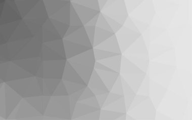 Çizgileri ve üçgenleri olan vektörsüz bir düzen. Soyut arkaplanda renkli eğimli üçgenler