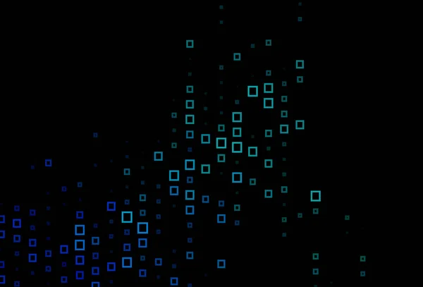 Fondo Vectorial Azul Oscuro Con Rectángulos — Vector de stock