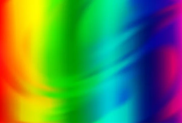 Leicht Multicolor Regenbogen Vektor Verschwommen Helle Textur — Stockvektor