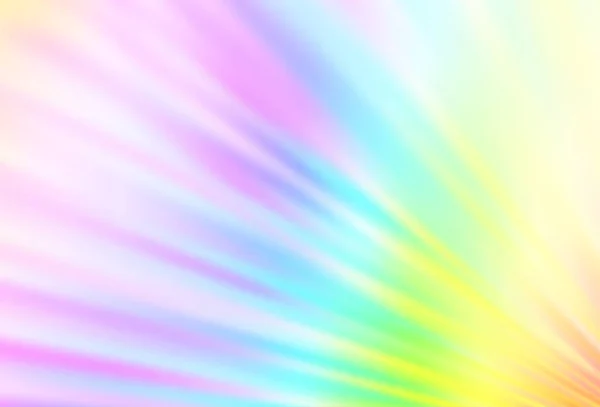 Light Multicolor Rainbow Векторный Узор Узкими Линиями — стоковый вектор