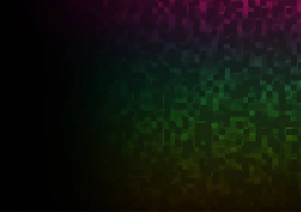 Multicolor Oscuro Fondo Del Vector Del Arco Iris Con Rectángulos — Vector de stock