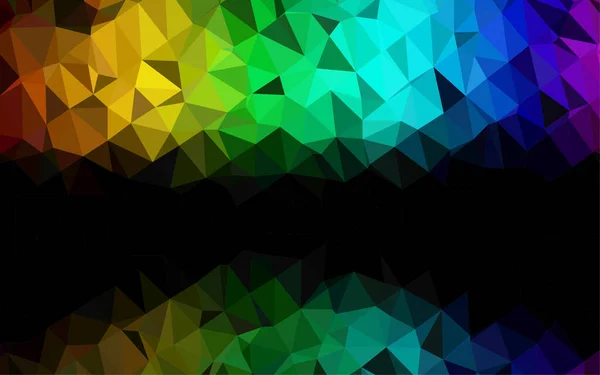 Fundo Mosaico Poligonal Colorido Ilustração Vetorial — Vetor de Stock