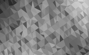 Çizgileri ve üçgenleri olan vektörsüz bir düzen. Soyut arkaplanda renkli eğimli üçgenler