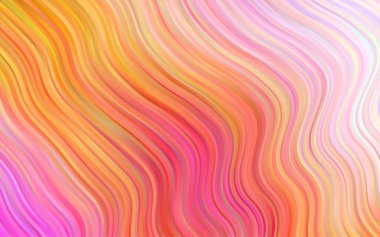 Farklı şekil ve renklerdeki bulanık dalgalı çizgiler. Gradyanı olan belirsiz soyut bir illüstrasyon.