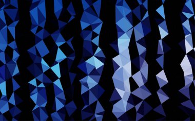 Çizgileri ve üçgenleri olan vektörsüz bir düzen. Soyut arkaplanda renkli eğimli üçgenler