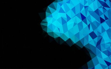 Çizgileri ve üçgenleri olan vektörsüz bir düzen. Soyut arkaplanda renkli eğimli üçgenler