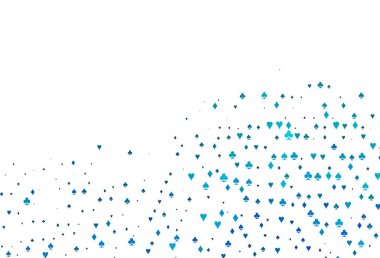 Kart elemanlarıyla hafif BLUE vektör düzeni.