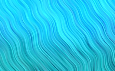 Farklı şekil ve renklerdeki bulanık dalgalı çizgiler. Gradyanı olan belirsiz soyut bir illüstrasyon.