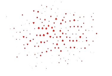 Kart işaretli Açık Turuncu vektör arkaplanı.