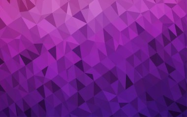 Çizgileri ve üçgenleri olan vektörsüz bir düzen. Soyut arkaplanda renkli eğimli üçgenler