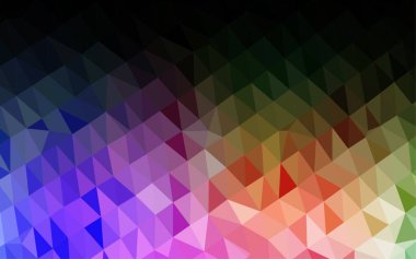 renkli çokgen mozaik arkaplan, vektör illüstrasyonu