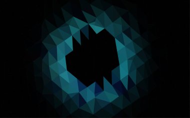 Çizgileri ve üçgenleri olan vektörsüz bir düzen. Soyut arkaplanda renkli eğimli üçgenler