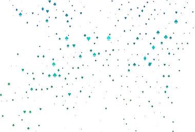 Kart sembollü hafif Mavili vektör deseni.