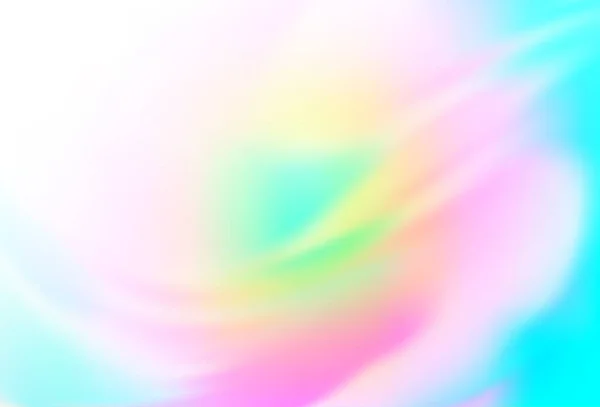 Licht Multicolor Regenboog Vector Wazig Schijnen Abstracte Achtergrond — Stockvector