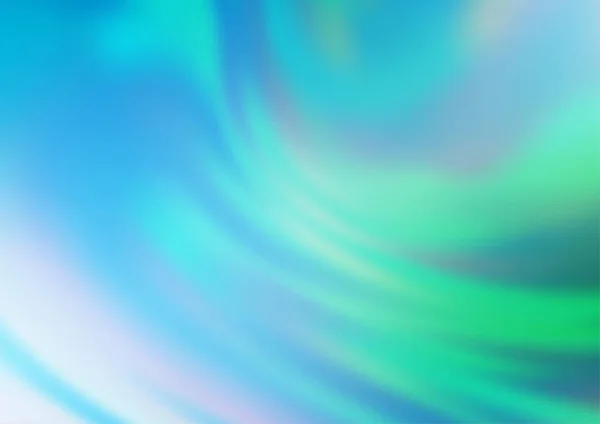 抽象的な青の背景美しい線とぼかし — ストックベクタ